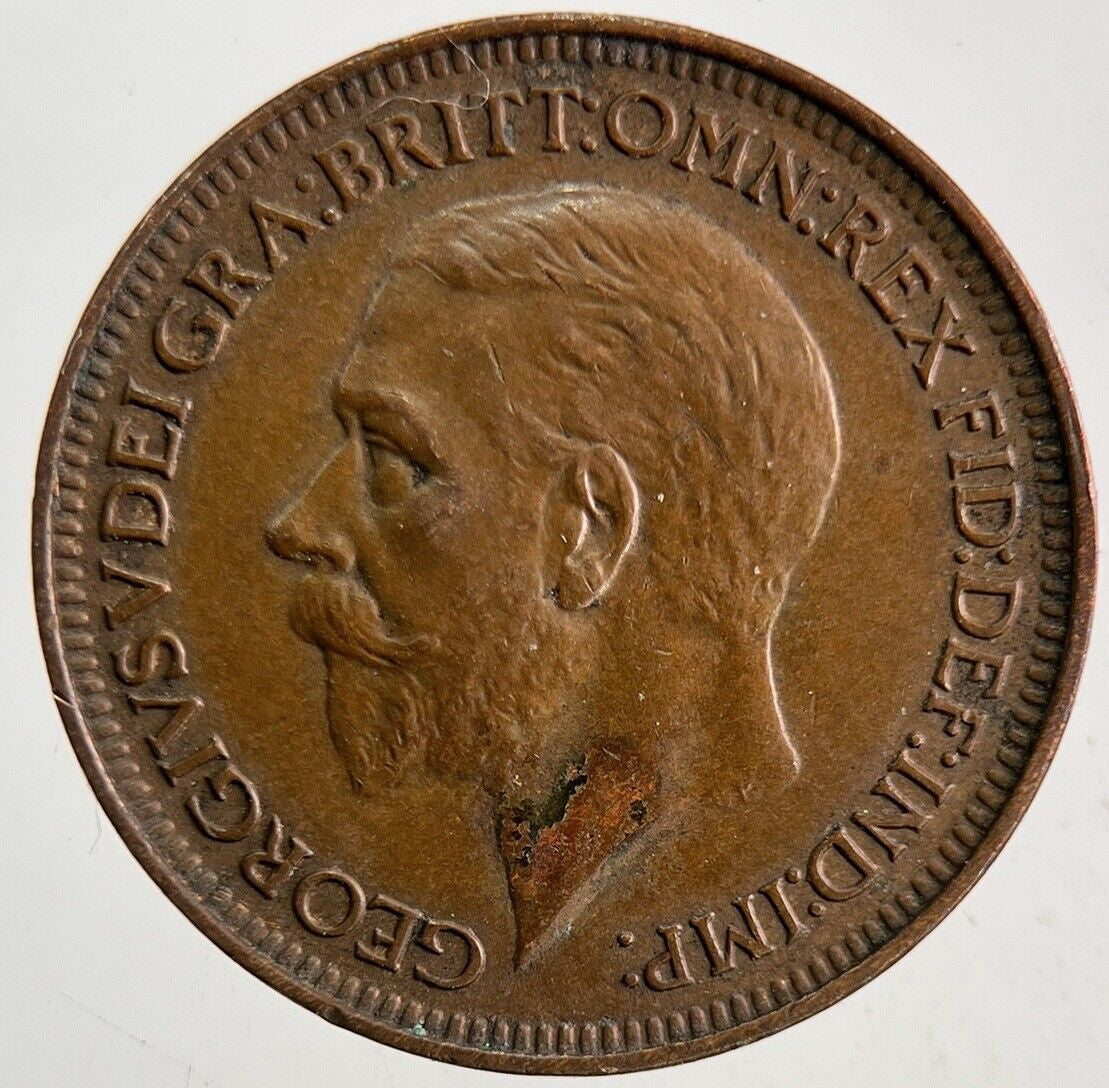 1930 George V Farthing Coin | Very High Grade