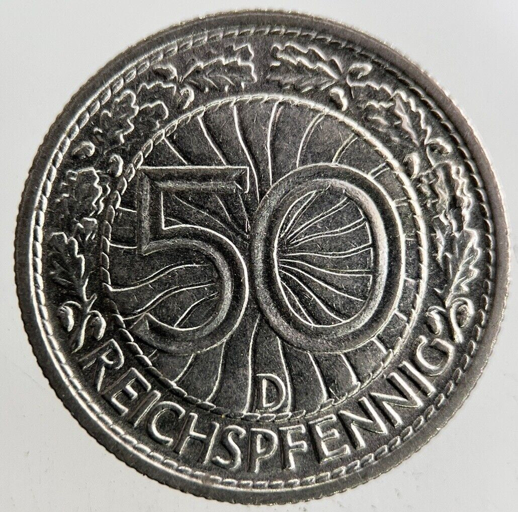 1930 Germany 50 Pfennig Coin | Fine Collectable Grade