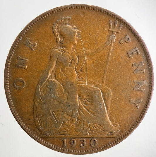 1930 George V One Penny Coin | Collectable Grade