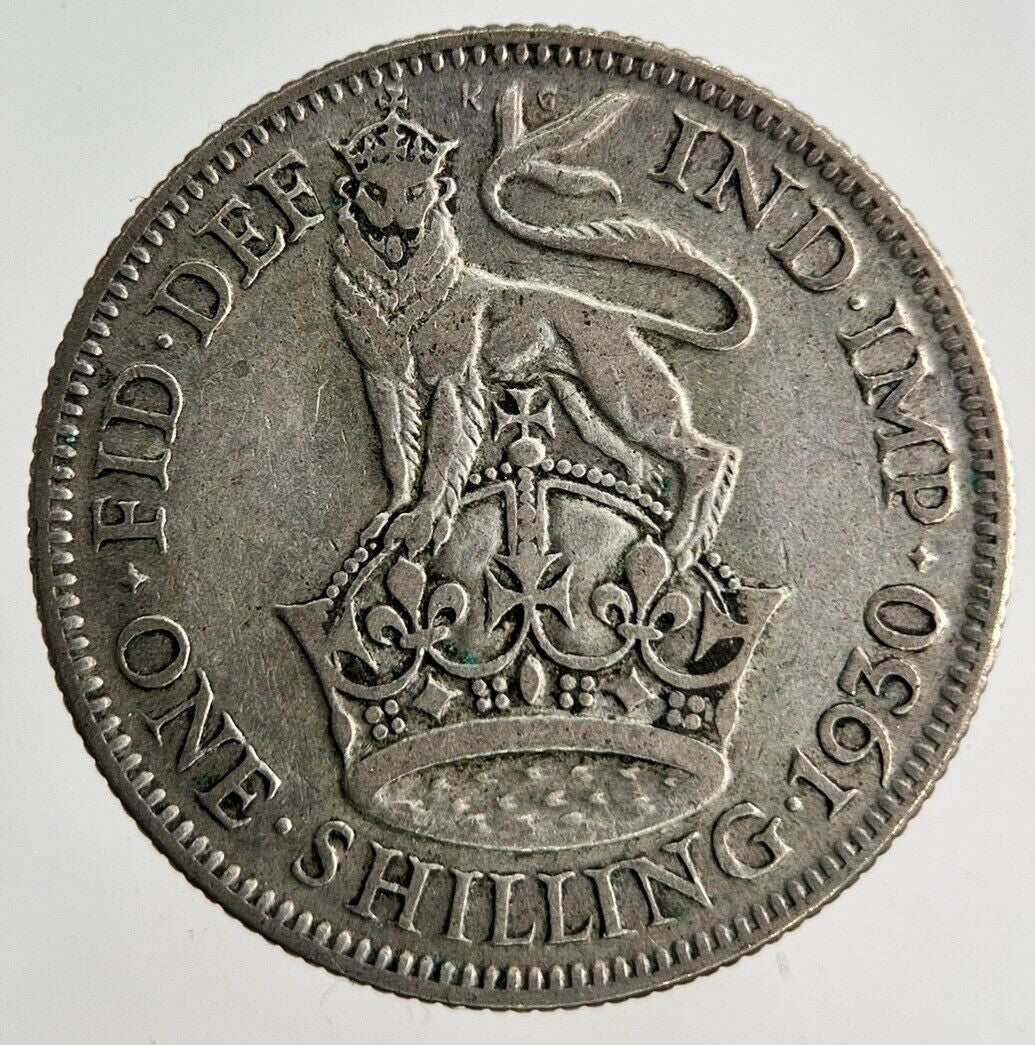 1930 George V Shilling Silver Coin | Collectable Grade