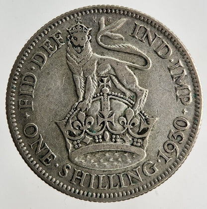1930 George V Shilling Silver Coin | Collectable Grade