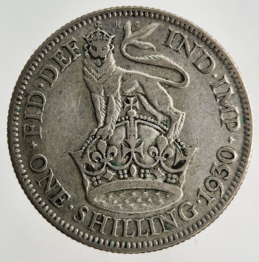 1930 George V Shilling Silver Coin | Collectable Grade