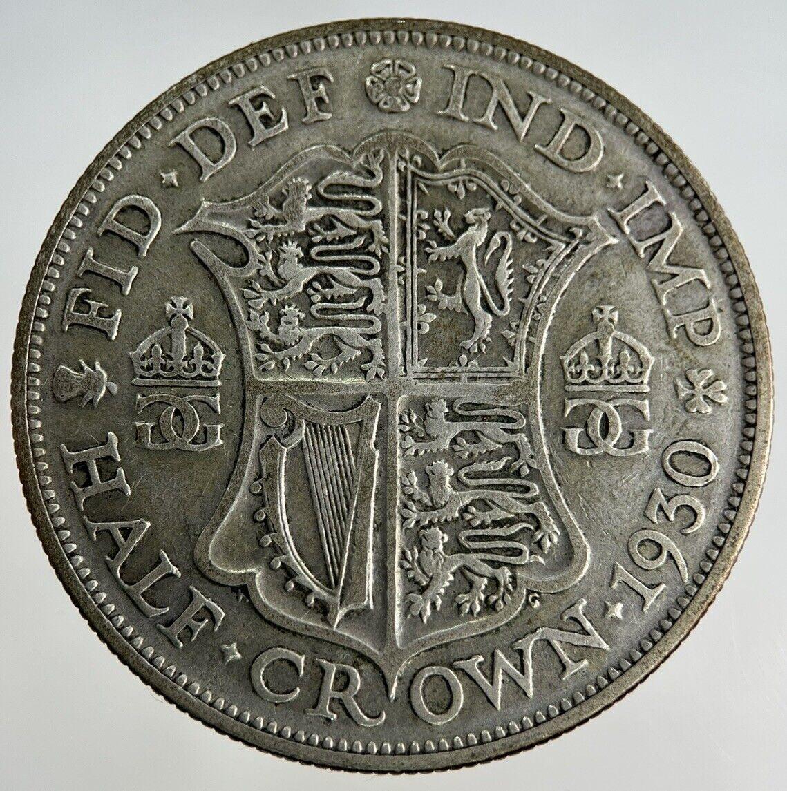 1930 George V Half-Crown Silver Coin | Fine Collectable Grade
