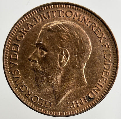 1930 George V Farthing Coin | UNC Uncirculated Grade