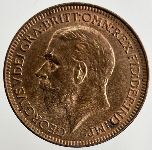 1930 George V Farthing Coin | UNC Uncirculated Grade