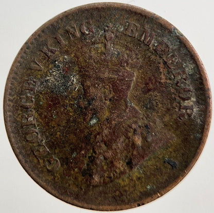 1930 India 1/2 Half Pice Coin | Collectable Grade | a1559