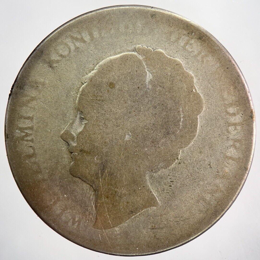 1930 Netherlands 2 1/2 Gulden Silver Coin | Fair Grade | a2223