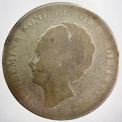 1930 Netherlands 2 1/2 Gulden Silver Coin | Fair Grade | a2223