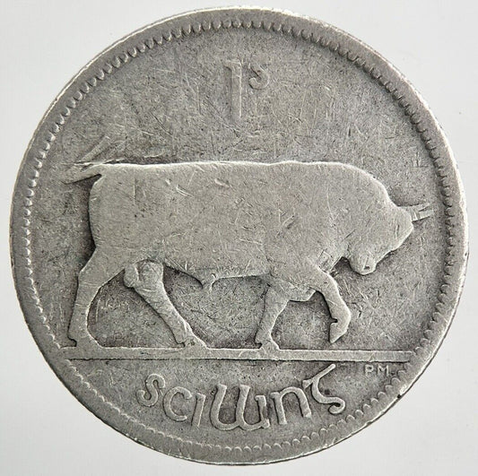 1930 Irish Shilling Silver Coin | Collectable Grade