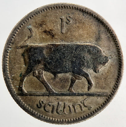 1930 Irish Shilling Silver Coin | Collectable Grade