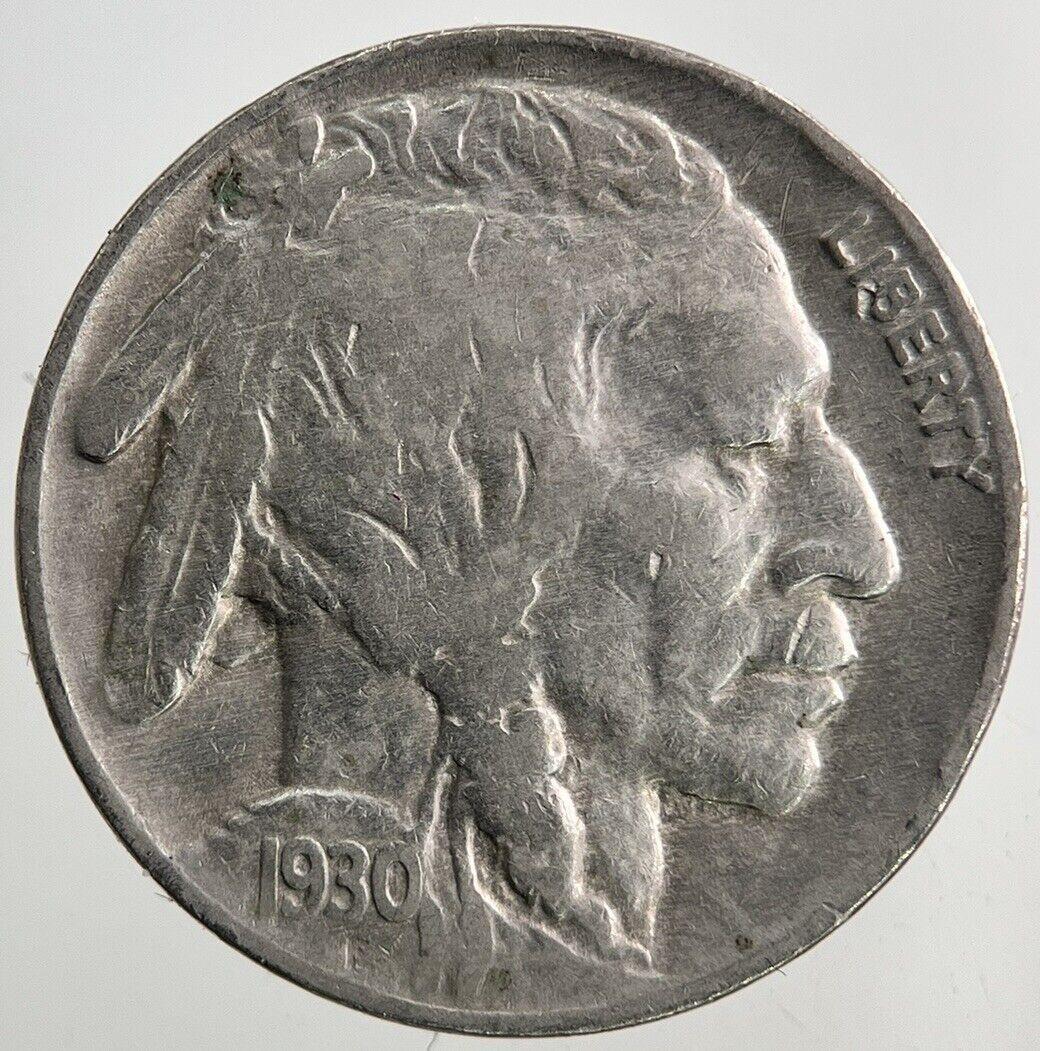 1930 US USA Nickel Buffalo Coin | Fine Collectable Grade