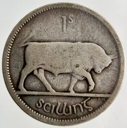 1930 Irish Shilling Silver Coin | Collectable Grade