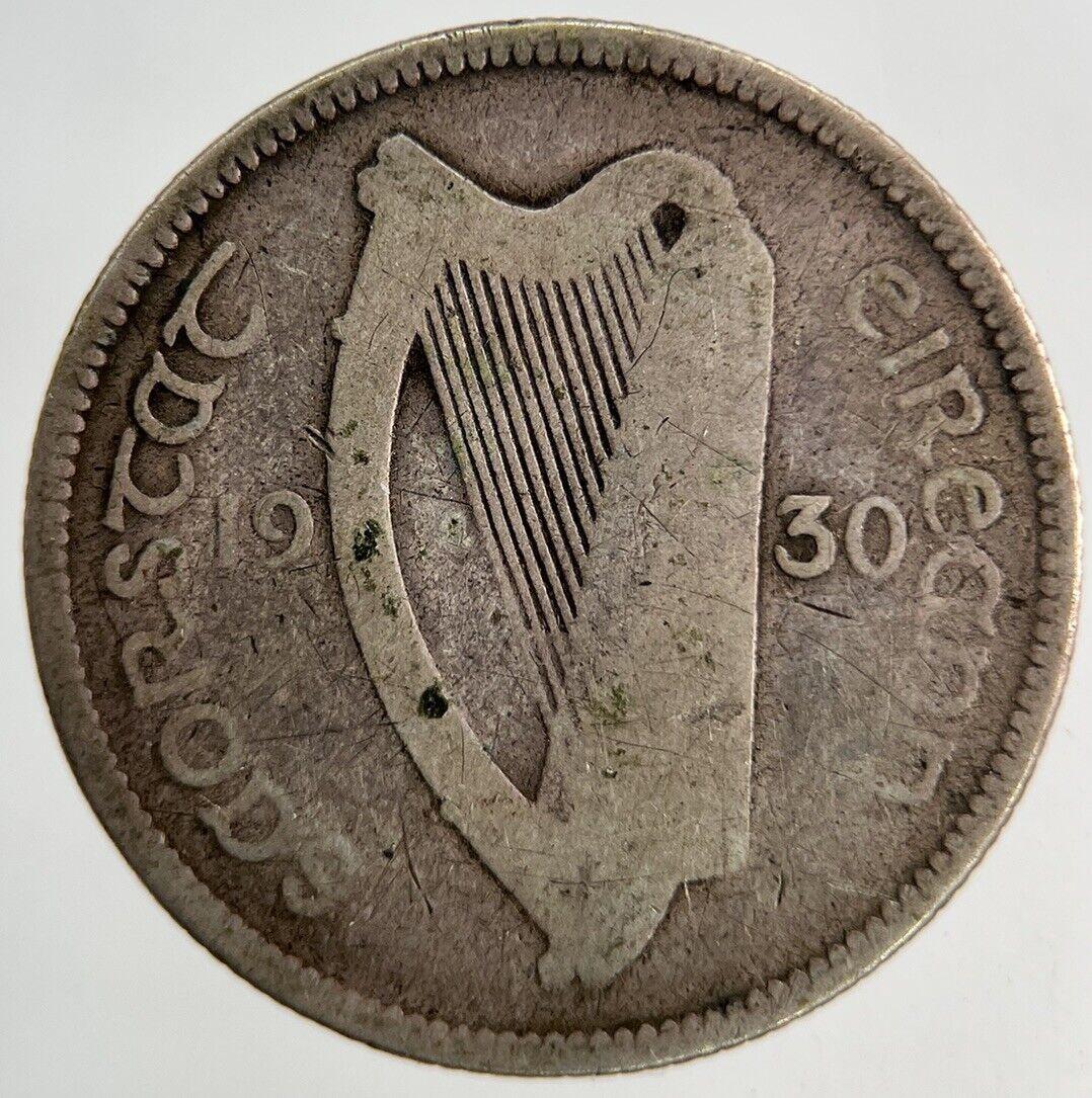 1930 Irish Shilling Silver Coin | Collectable Grade