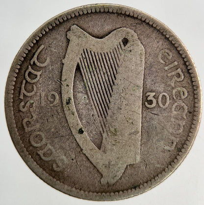1930 Irish Shilling Silver Coin | Collectable Grade