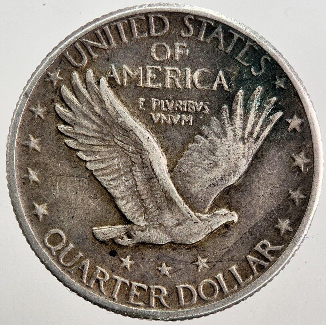 1930 US USA Standing Liberty Quarter Silver Coin | Very High Grade | a5310