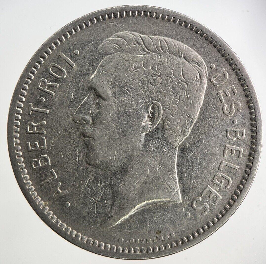 1931 Belgium 5 Franc Coin | Fine Collectable Grade