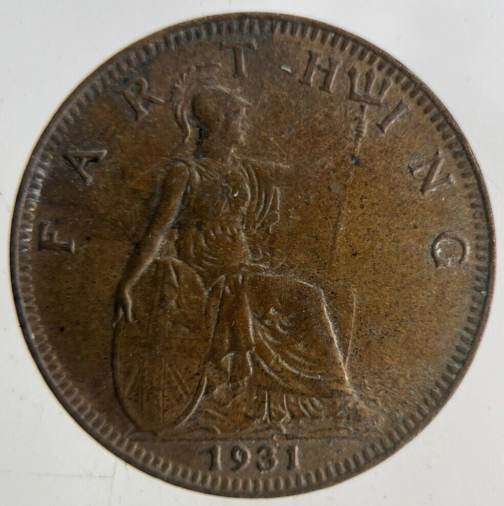 1931 George V Farthing Coin | Fine Collectable Grade