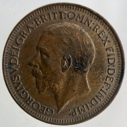 1931 George V Farthing Coin | Fine Collectable Grade