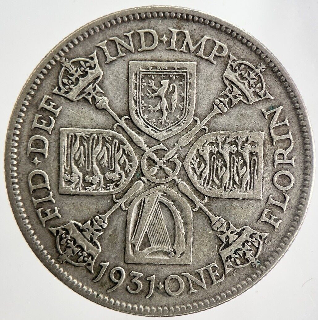 1931 George V Florin Silver Coin | Fine Collectable Grade