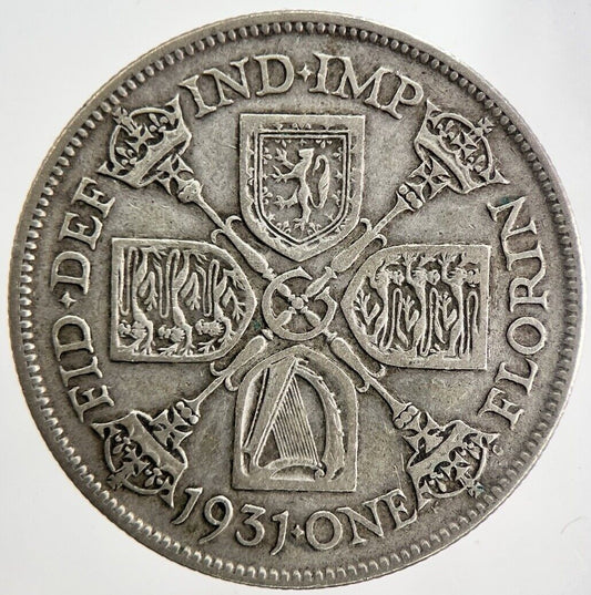 1931 George V Florin Silver Coin | Fine Collectable Grade