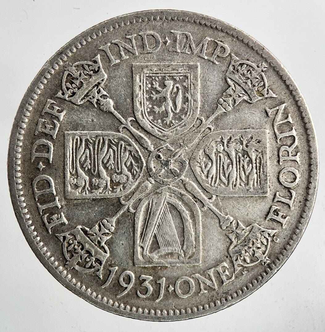 1931 George V Florin Silver Coin | Fine Collectable Grade