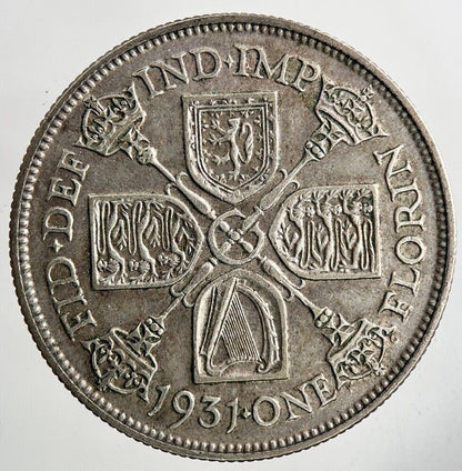 1931 George V Florin Silver Coin | Fine Collectable Grade