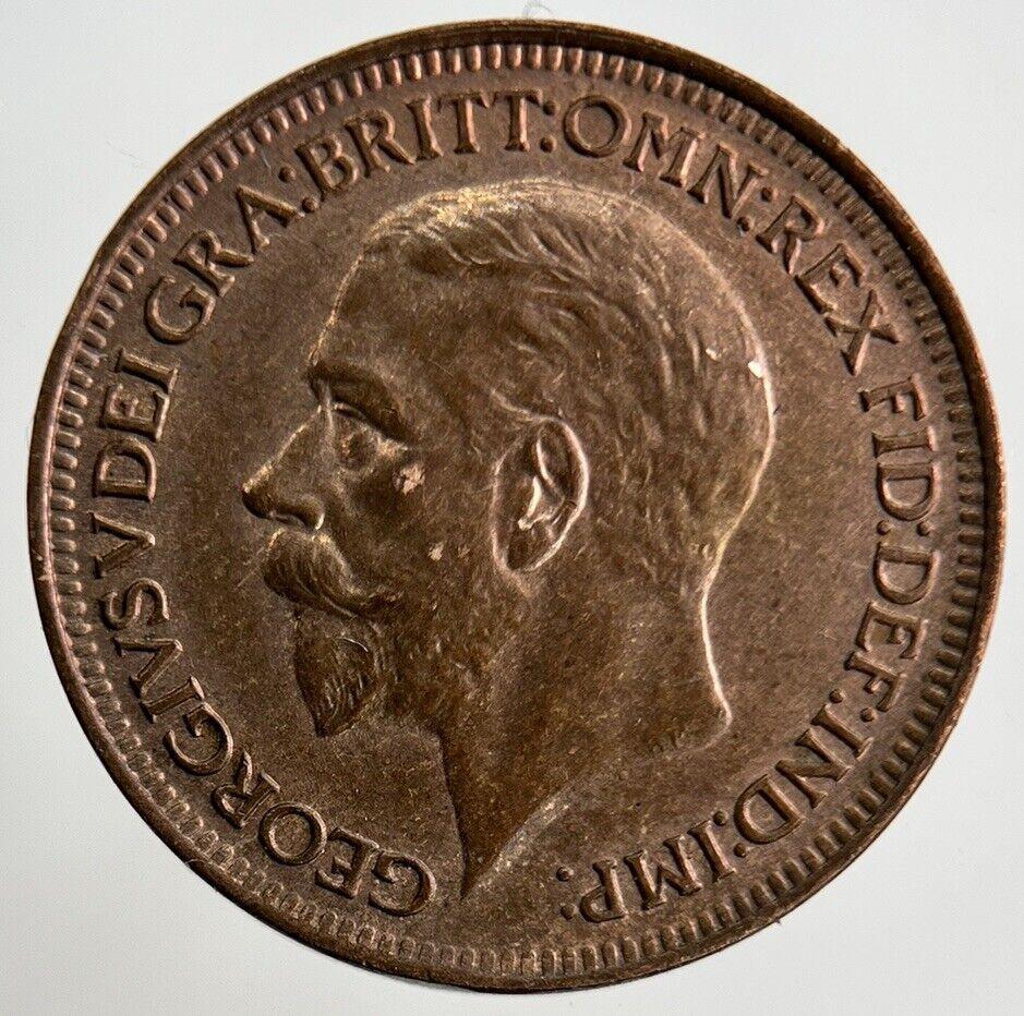 1931 George V Farthing Coin | UNC Uncirculated Grade