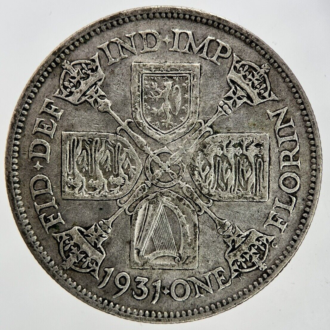 1931 George V Florin Silver Coin | Fine Collectable Grade