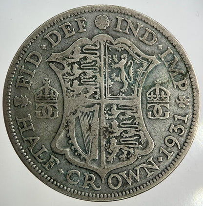 1931 George V Half-Crown Silver Coin | Collectable Grade
