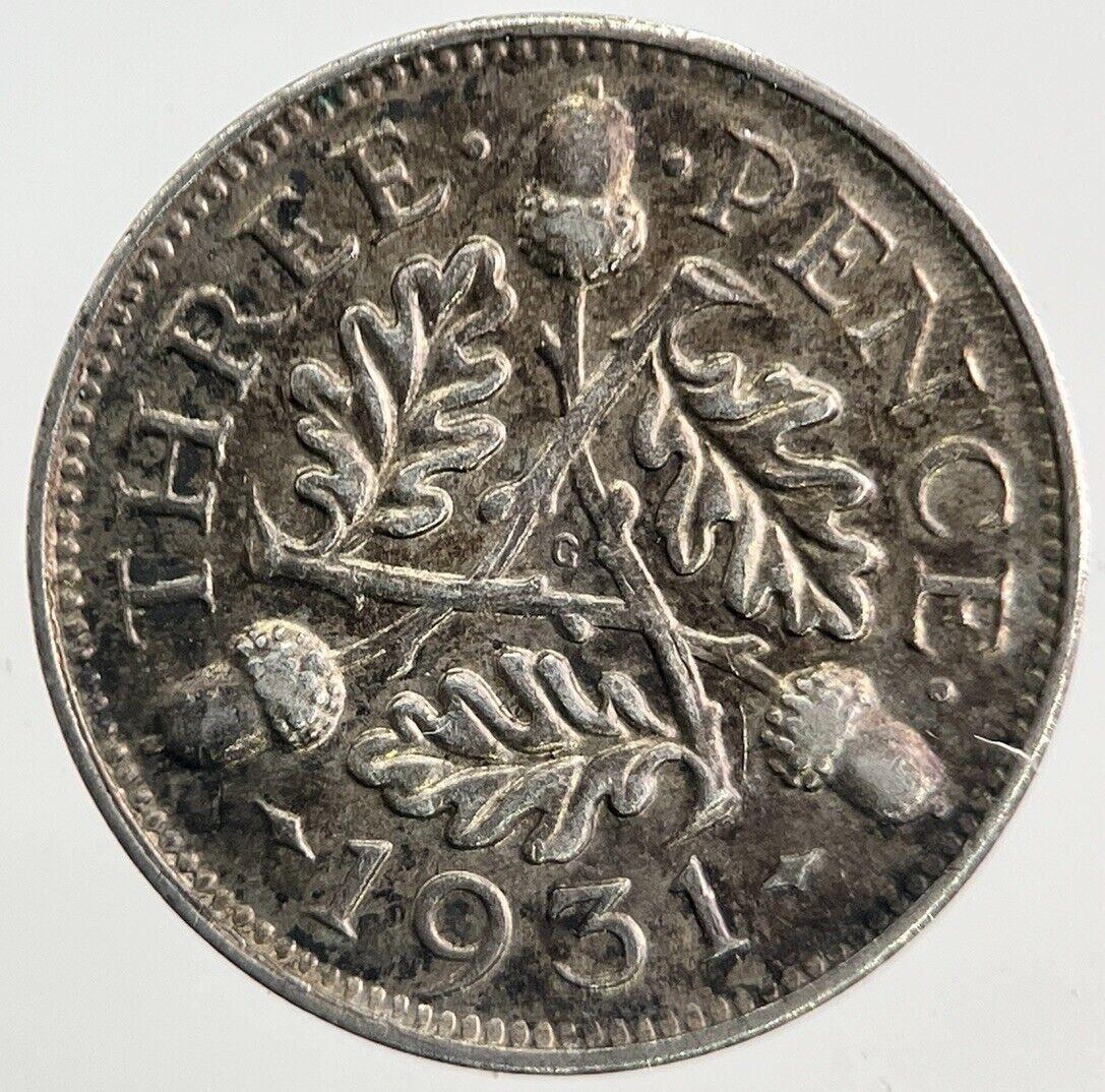 1931 George V Threepence Silver Coin | Fine Collectable Grade