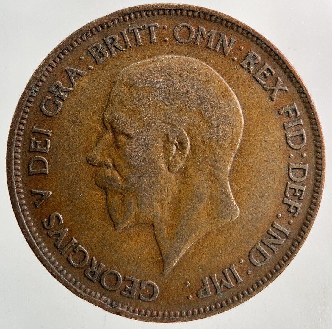1931 George V One Penny Coin | Fine Collectable Grade