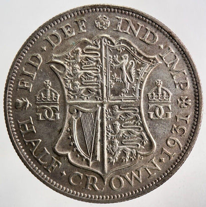 1931 George V Silver Half-Crown Coin | Fine Collectable Grade