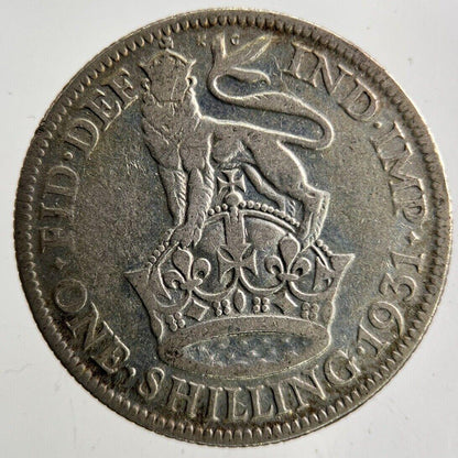 1931 George V Shilling Silver Coin | Fair Grade