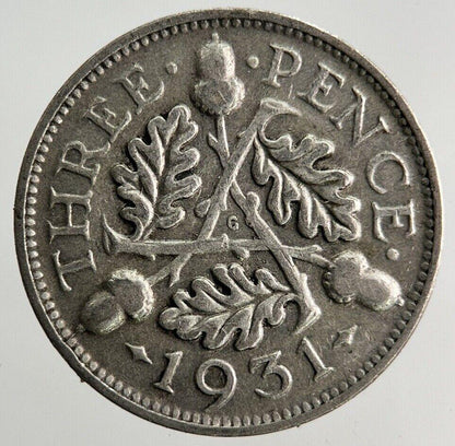 1931 George V Threepence Silver Coin | Collectable Grade