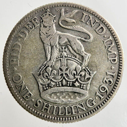 1931 George V Shilling Silver Coin | Collectable Grade