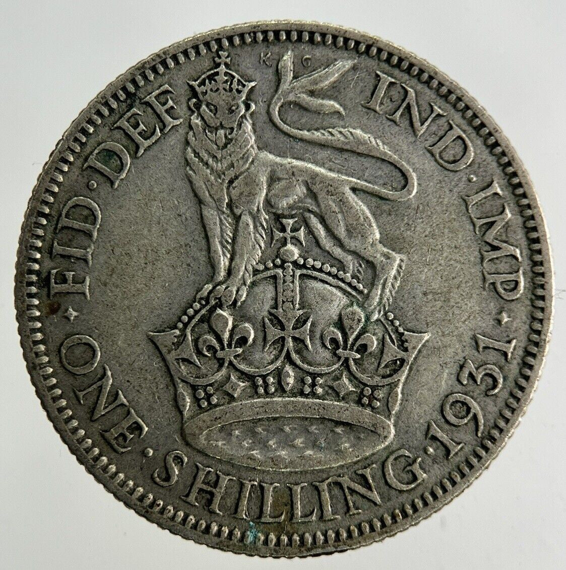 1931 George V Shilling Silver Coin | Collectable Grade