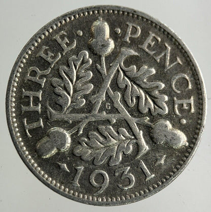 1931 George V Threepence Silver Coin | Collectable Grade