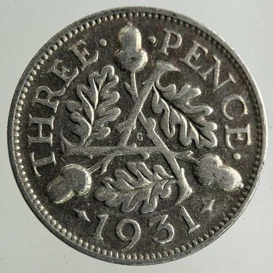 1931 George V Threepence Silver Coin | Collectable Grade