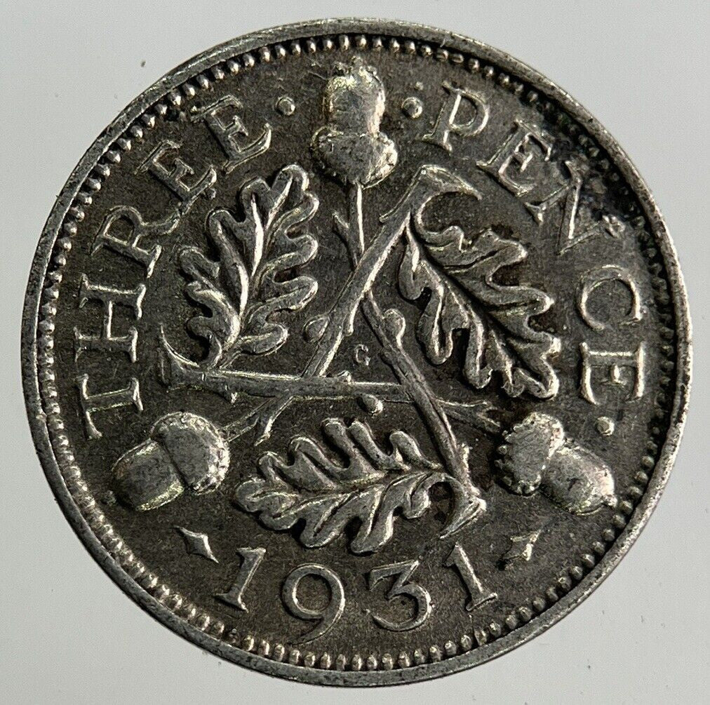 1931 George V Threepence Silver Coin | Collectable Grade