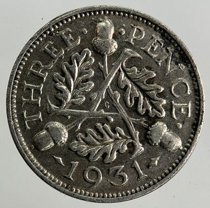 1931 George V Threepence Silver Coin | Collectable Grade