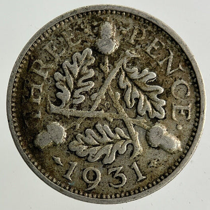 1931 George V Threepence Silver Coin | Collectable Grade