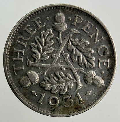 1931 George V Threepence Silver Coin | Collectable Grade