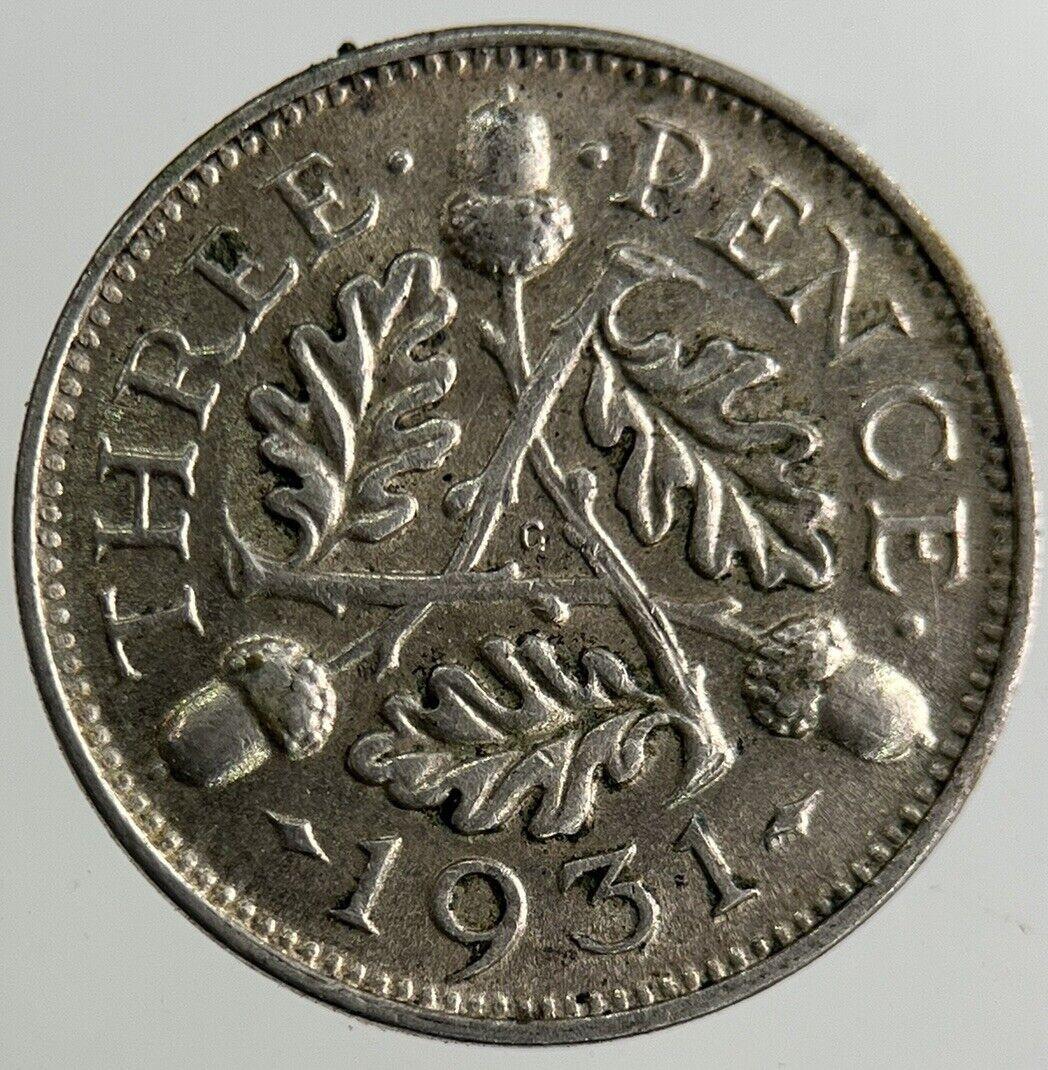 1931 George V Threepence Silver Coin | Fine Collectable Grade