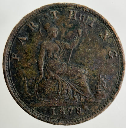 1878 Victoria Farthing Coin | Collectable Grade