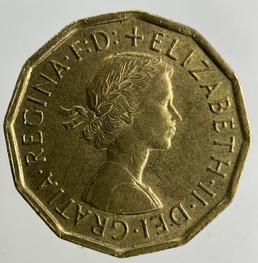 1967 Elizabeth II 2nd Brass Threepence Coin | Fine Collectable Grade