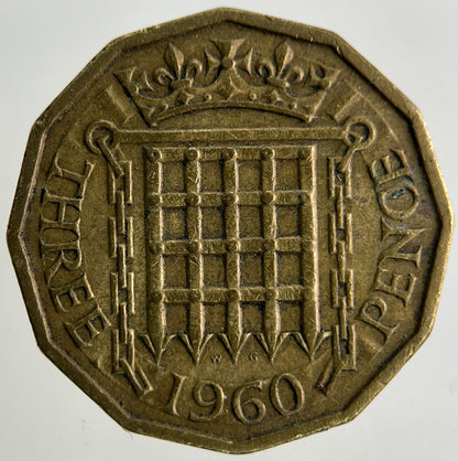 1960 Elizabeth II 2nd Brass Threepence Coin | Fine Collectable Grade