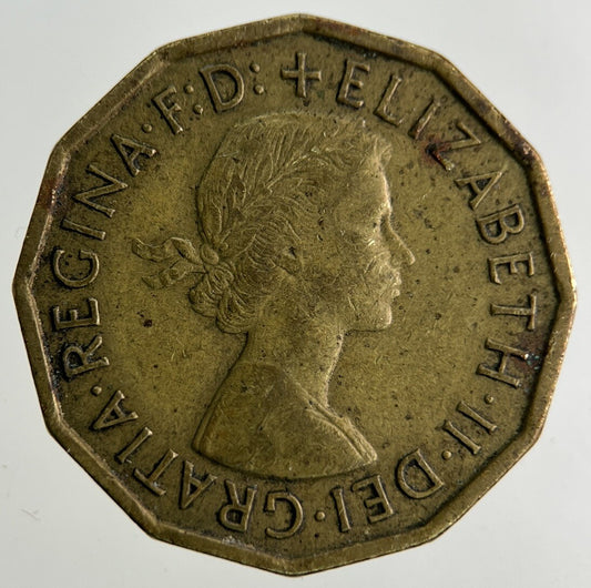 1965 Elizabeth II 2nd Brass Threepence Coin | Fine Collectable Grade