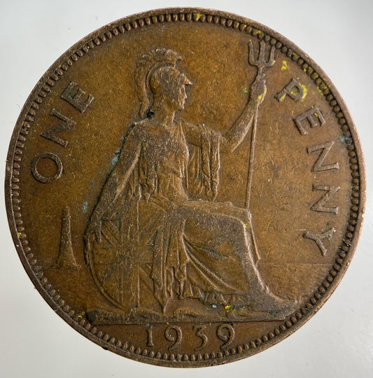 1939 George VI One Penny Coin | Collectable Grade