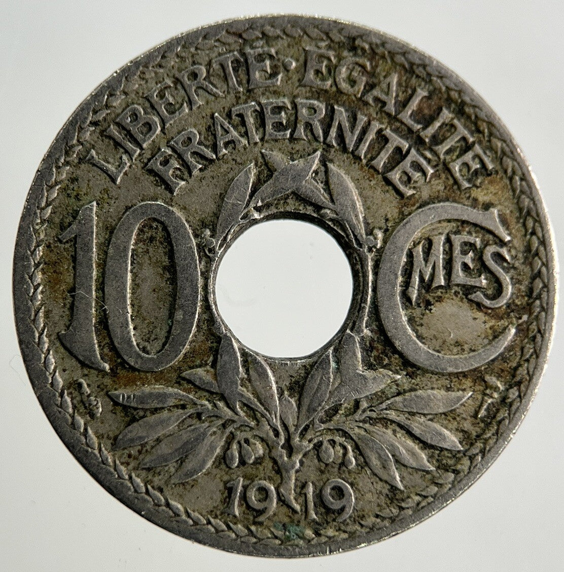 1919 France 10 Centimes Coin | Fine Collectable Grade