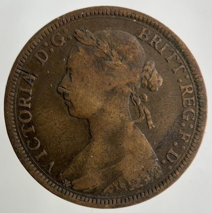 1886 Victoria Half-Penny Coin | Fine Collectable Grade